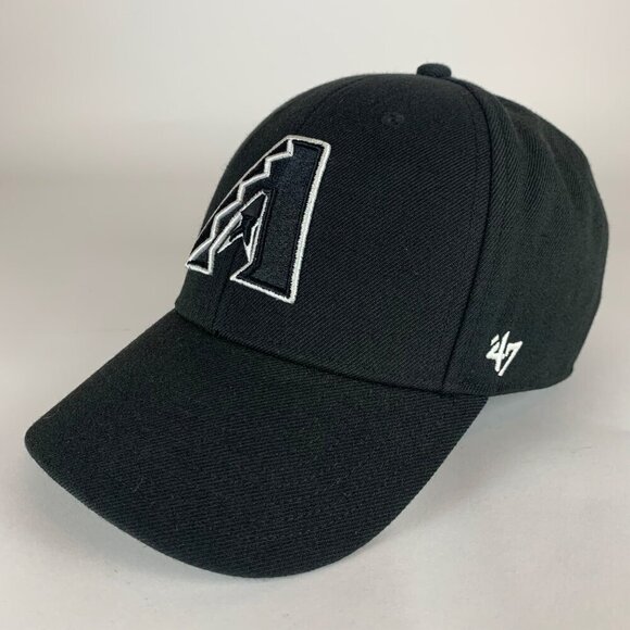 Arizona Diamondbacks MLB Black 47 Brand MVP Strapback Adjustable Hat - Picture 1 of 6